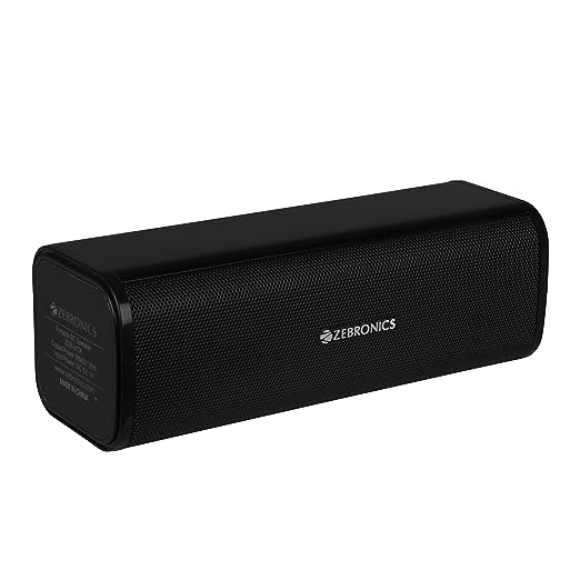 Zebronics ZEB-VITA Wireless Bluetooth 10W Portable Bar Speaker With Supporting USB, SD Card, AUX, FM, TWS & Call Function (Black) Zebronics ZEB-VITA Wireless Bluetooth 10W Portable Bar Speaker With Supporting USB, SD Card, AUX, FM, TWS & Call Function (Black)